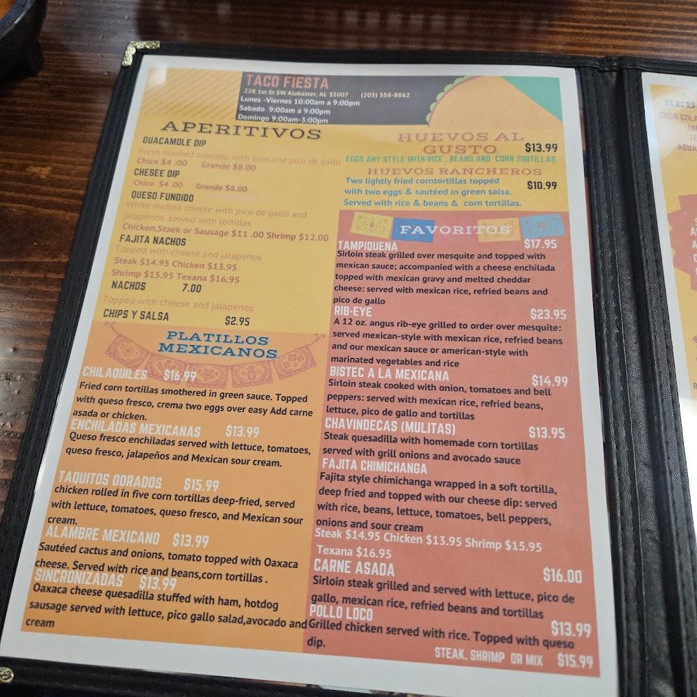 Taqueria Taco Fiesta Menu image 3